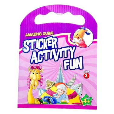 إيه جيه أميزنغ دبي كتاب أنشطة ملصقات، 4 سنوات فما فوق