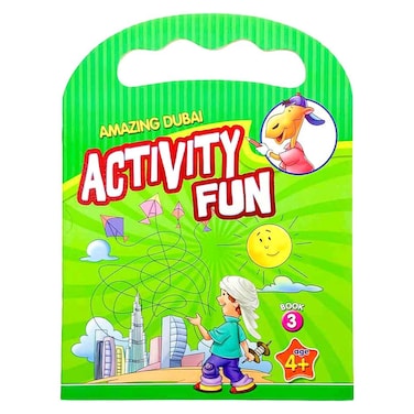 أي جي أمايزينغ دبي  كتاب أنشطة  للأطفال من 3 إلى 4 سنوات