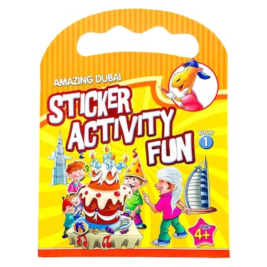 أي جي أمايزينغ دبي كتاب نشاط ملصقات  1، 4 سنوات+