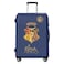 Hogwart 8 Wheel Luggage Hard Trolley, Medium, Blue, 65cm