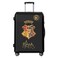 Hogwart 8 Wheel Luggage Hard Trolley, Cabin, Black, 50cm