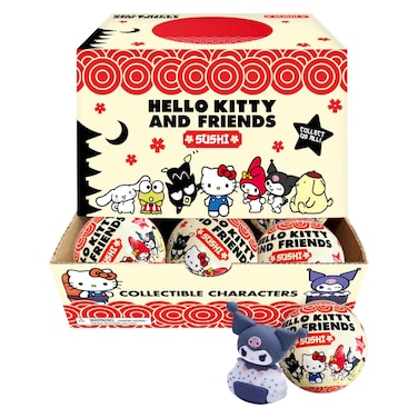 Hello Kitty and Friends Sushi Collectible Figure Capsules, 65mm
