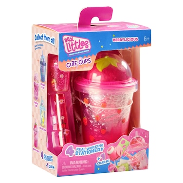 ريل ليتلز أكواب لطيفة مع إكسسوار، مجموعة متنوعة، للأطفال من عمر ست سنوات فما فوق