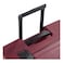Delsey Securitech Stone Hard Luggage Trolley, Burgundy, 70cm