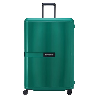 Delsey Securitech Stone Hard Luggage Trolley, Green, 82cm