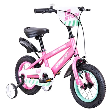 سبارتان ستورم دراجة للأطفال، 12 بوصة - وردي