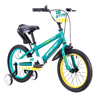 سبارتان ستورم دراجة للأطفال، 16 بوصة - أخضر