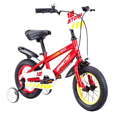 Spartan Storm Kids Bicycle, Red, 12 inch