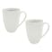 HomePro Imperial, 2 Pcs Porcelain Cup, White, 360ml
