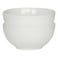 HomePro Premium, 2 Pcs Porcelain Bowl, White, 460ml
