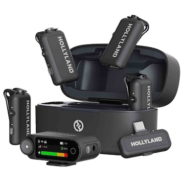 Hollyland Lark Max Series Professional Wireless Audio System, Black, Lark Max 2