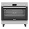 Indesit Cooker RIN9EV820205XME, 90 cm, Stainless Steel, Inox, 5 Ceramic Burners