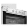 Indesit Cooker RIN9GGF23125X, 90 cm, Cast Iron, Inox, 5 Burners