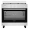 Indesit Cooker RIN9GGF23125X, 90 cm, Cast Iron, Inox, 5 Burners