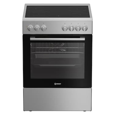 Indesit Cooker RIN6EV20205XME, 60 cm, Stainless Steel, Inox, 4 Ceramic Burners