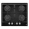 Hoover Built-in Gas Hob HGH-V64G-GBI, 60 cm, Cast Iron, Black, 4 Burners