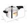 Prestige Stainless Steel Deluxe Alpha Svachh Pressure Cooker, Silver, 4L