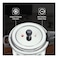 Prestige Stainless Steel Deluxe Alpha Svachh Pressure Cooker, Silver, 4L