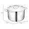 Korkmaz Alfa, Stainless Steel Extra Deep Casserole, Silver, 28cm