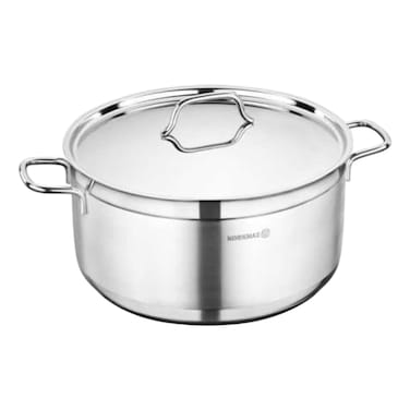 Korkmaz Alfa, Stainless Steel Casserole, Silver, 22cm