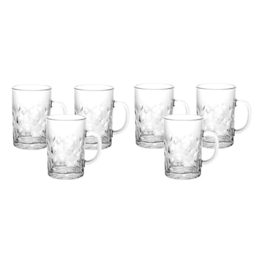 6 Pcs Tea Mug Set, JB 1684, 225ml
