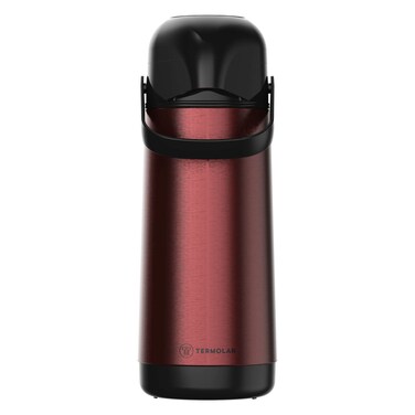 Termolar Lumina Airpot Vacuum Flask, Red, 1L