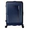 Cosmo Onyx Luggage Hard Trolley, Medium, Blue, 65cm