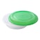 Falcon, 5 Pcs Round Clear Multipurpose Container with Green Lid, Microwave Safe, 473ml