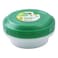 Falcon, 5 Pcs Round Clear Multipurpose Container with Green Lid, Microwave Safe, 473ml