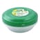 Falcon, 5 Pcs Round Clear Multipurpose Container with Green Lid, Microwave Safe, 709ml