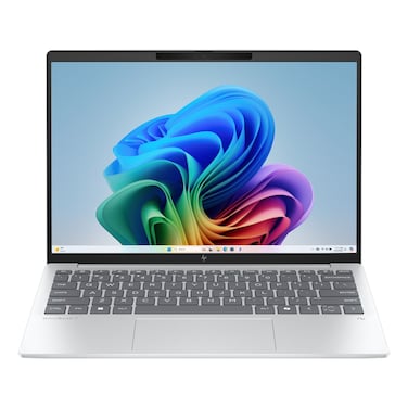 إتش بي أومني بوك 7 آيرو كمبيوتر محمول ، معالج AMD رايزن AI 5 340، سعة 16 جيغا  (RAM) ، قرص SSD سعة 512 جيغا، شاشة 13.3 بوصة بدقة 2كاي IPS، بطاقة رسومات أي أم دي راديون 840M، نظام التشغيل ويندوز 11 هوم،، 13-bg1000ne -  فضي غلاسير