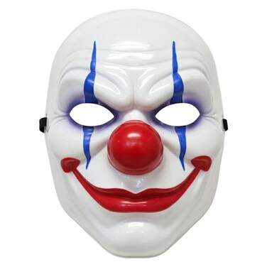 قناع مهرج للهالوين، 23 × 18 سم