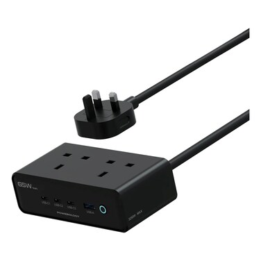 Powerology Omnix 2 AC and USB- C GaN Desktop Charging Station