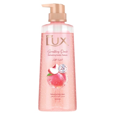 Lux Refreshing Body Wash,  Sparkling Peach, 400ml