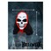 Halloween Skull Mask with Scarf, 22cm
