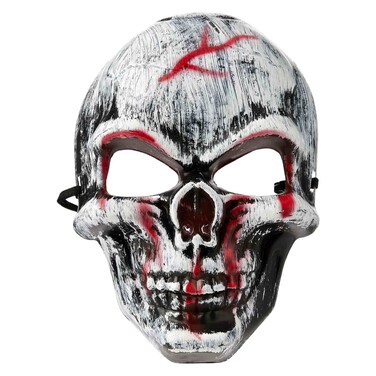 قناع جمجمة هالوين 22 × 26 سم