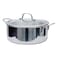 Prestige Infinity, Stainless Steel Casserole with Lid, 3 Ply, 22cm, Silver, PR81191