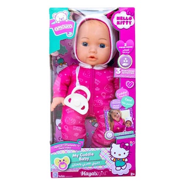 Hayati Girl Series 1 Hello Kitty and Amoura Doll My Cuddle Baby Doll Playset