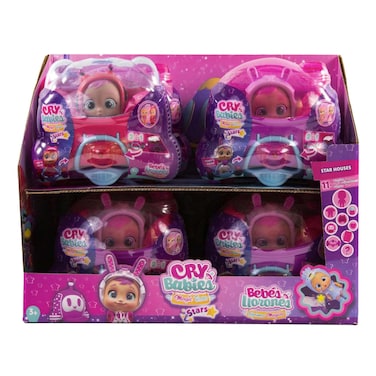 Cry Babies Magic Tears Stars Houses, 8 PCS