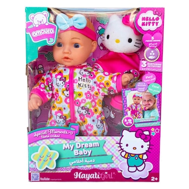 Hayati Girl Hello Kitty Amoura Doll My Dream Baby Playset