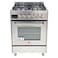 Hoover Cooker HGC-G64G-PS, 60 cm, Cast Iron, Silver, 4 Burners