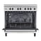 Hoover Cooker HGC-G95G-RS, 90 cm, Cast Iron, Silver, 5 Burners