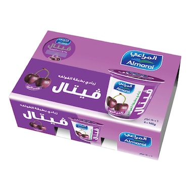 Almarai Black Cherry Yoghurt, 14g Pack of 6