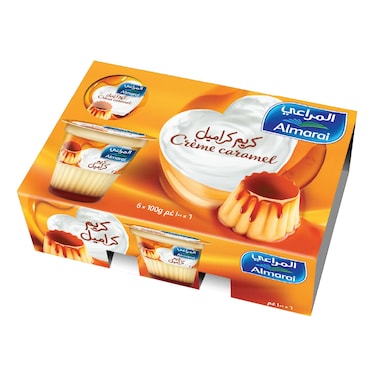 Almarai Cream Caramel, 100g Pack of 6