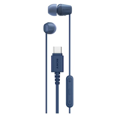 Sony IER-EX15C USB-C Wired In-Ear Headphones, Blue