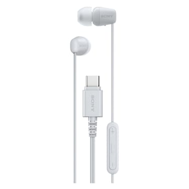 Sony IER-EX15C USB-C Wired In-Ear Headphones, White