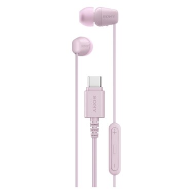 Sony IER-EX15C USB-C Wired In-Ear Headphones, Pink