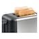 Bosch TAT3P420GB DesignLine 2 Slice, Stainless Steel Toaster, Integrated Warming Rack
