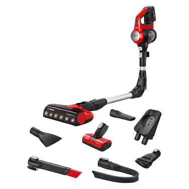 Bosch Unlimited 7 ProAnimal Rechargeable Vacuum Cleaner BCS71PETGB, Tornado Red, Auto Mode