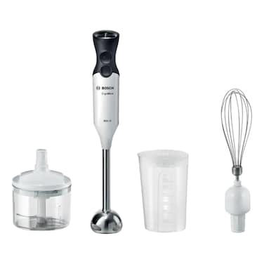 Bosch ErgoMixx Hand Blender MS6CA4150G, 800 W, 4 Wing Blade, White